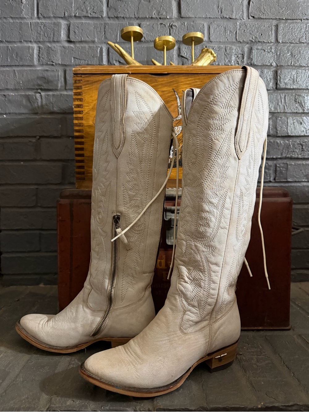 Lane Boots Lexington Knee High Corset Boots – Size 7